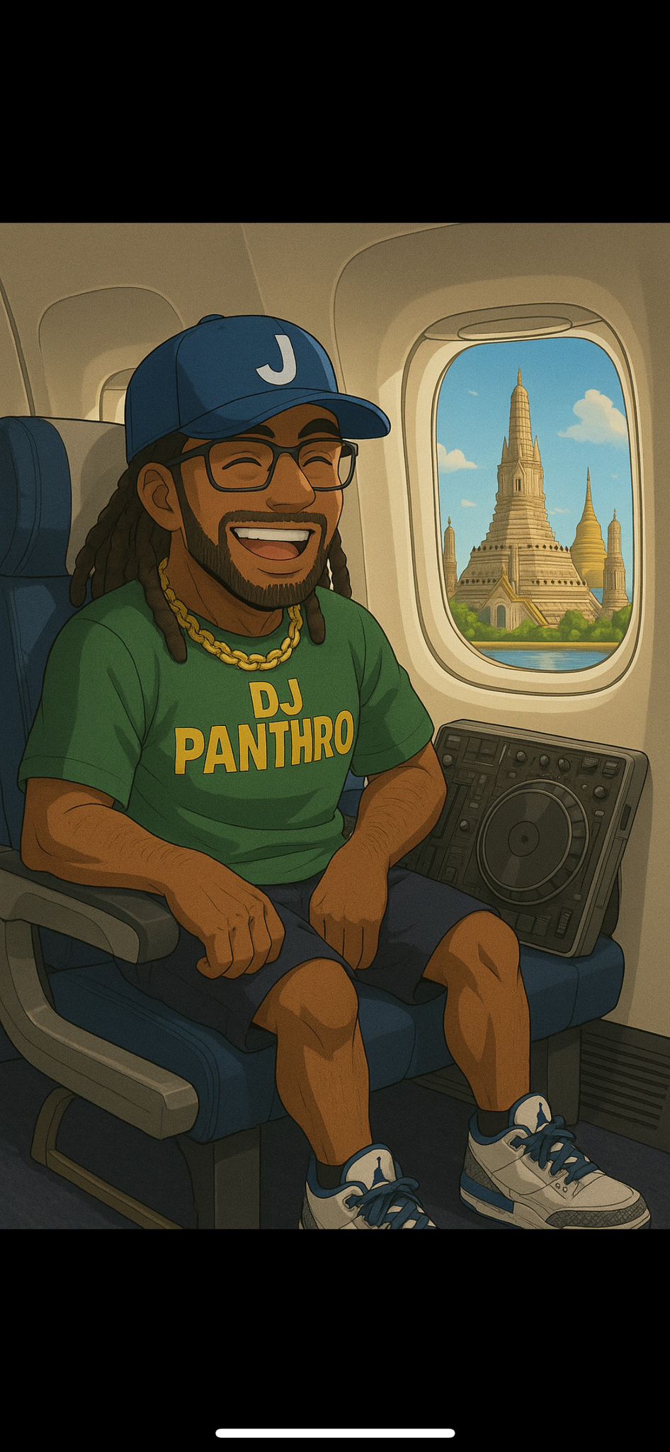 DJ Panthro flying to Thailand